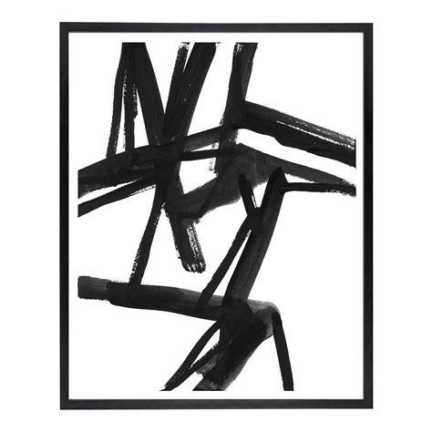Large Black And White Abstract Modern Art Shadows 2 Unframed Giclée Print Chairish