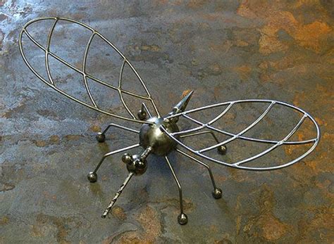 Insect Sculptures In Steel And Found Objects By Los Angeles Sculptor