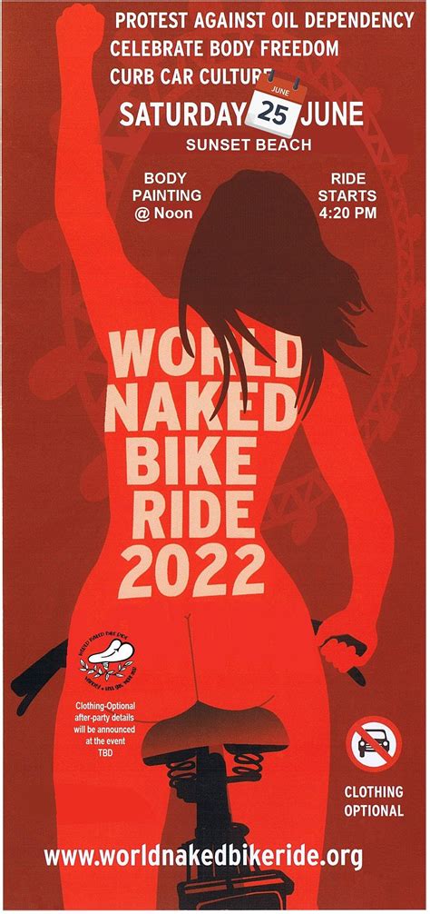 World Naked Bike Ride Sunset Beach Vancouver 25 June 2022
