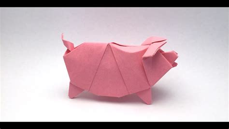 How To Make An Origami Pig Origami Pig Easy Youtube