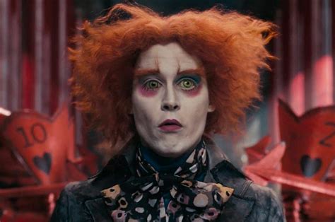 Johnny Depp Turns Up At Disneyland As Alice Through The Looking Glass