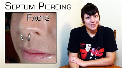 Facts About The Septum Piercing Cc Youtube