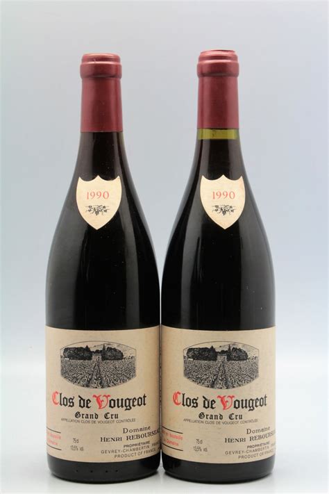 Henri Rebourseau Clos Vougeot 1990 Vins And Millesimes