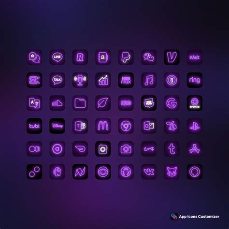 Purple Icons For Apps Vanleeuwenicecreamwholefoods