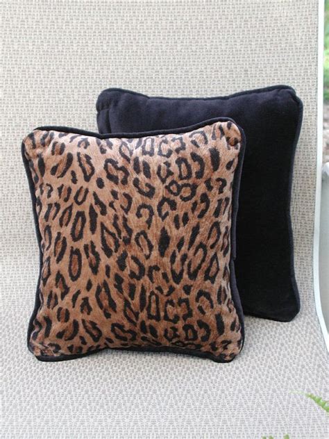 Animal Print Pillow Sets By Rrdesigns561 On Etsy Black Throw Pillows
