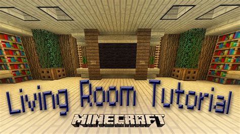 Minecraft How To Make An Awesome Living Room Design Youtube