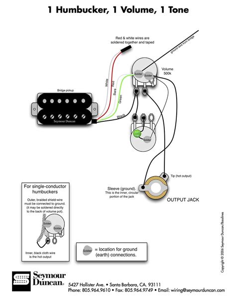 4 Conductor Humbucker Wiring Diagram
