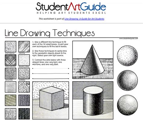 Line Drawing A Guide For Art Students Drawing Techniques Basic