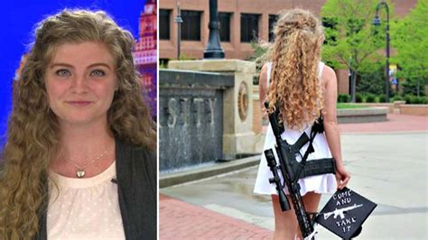 Kent State Gun Girl Confronted By Protesters At Ohio University Fox News