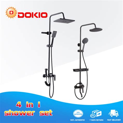 304 Stainless Steel Bathroom Shower Set With Faucet Bidet 4 In 1 Hot And Cold Home Full Copper