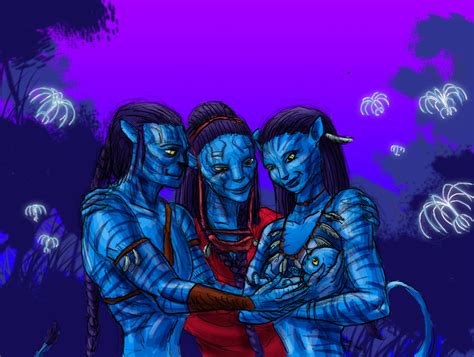 Jake And Neytiri Have A Baby Colorized By Beb156 On Deviantart