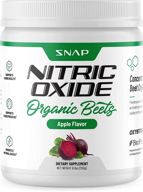 Snap Supplements Organic Beet Root Powder Nitric Oxide