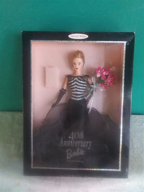 dolls new in box elegant annual 1999 barbie 40th anniversary collectors vintage barbie doll toys