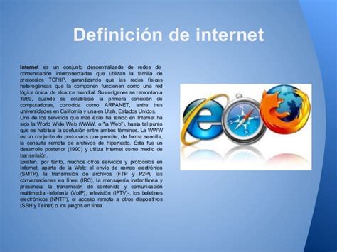 Internet es una gigantesca red. ¿Que es el internet?