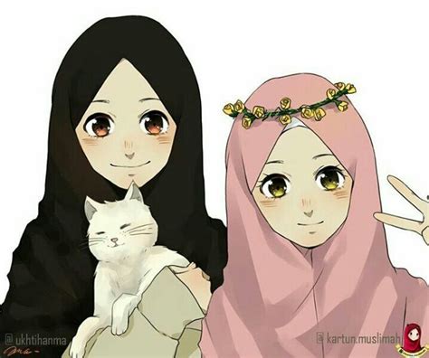 Rahma Deswitia Adlı Kullanıcının Gadis Hijab Animasi Panosundaki Pin