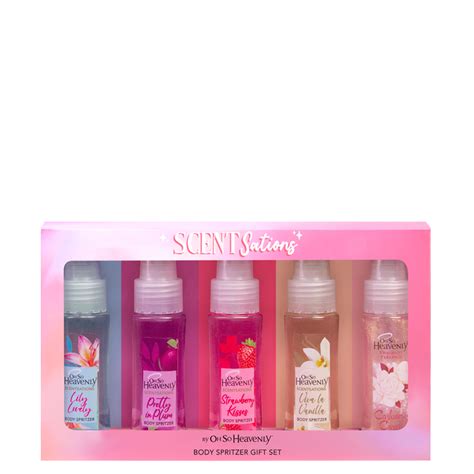 deo scentsations body spritzer t set oh so heavenly