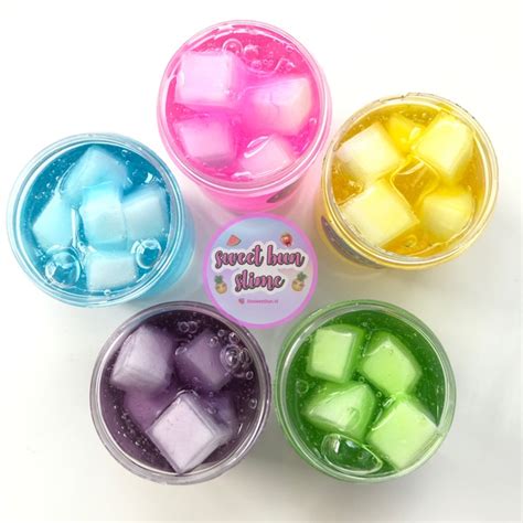 Jual Slime Clear Jelly Cube 150gr Scented Stretchy Shopee Indonesia
