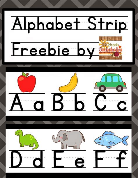 Alphabet Strip Printable Printable Templates