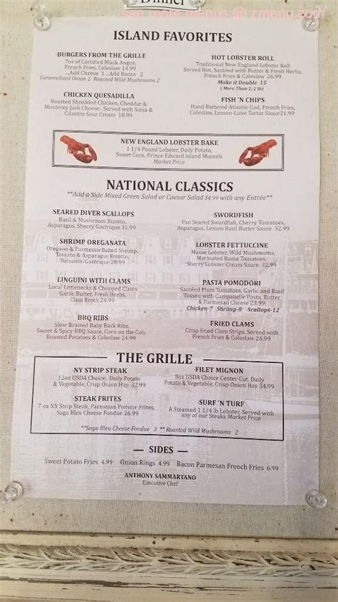 Opens in a new window. Online Menu of The National Hotel Tap & Grille Restaurant ...
