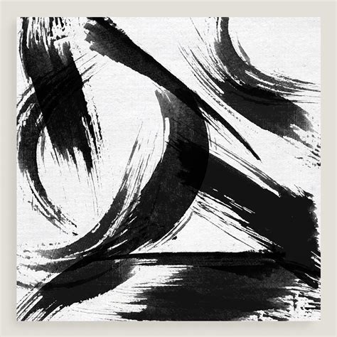 Black And White Abstract Canvas Wall Art World Market