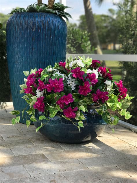 Fabulous Artificial Outdoor Flowers For Pots Black Friday Balsam Hill 2019