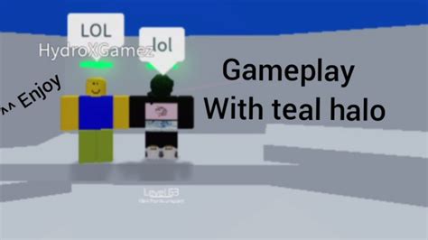 A Game Play With Teal Halo Tower Of Hell Roblox Youtube