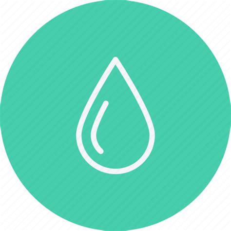 Drop Droplet Drops Ecology Rain Sign Water Icon