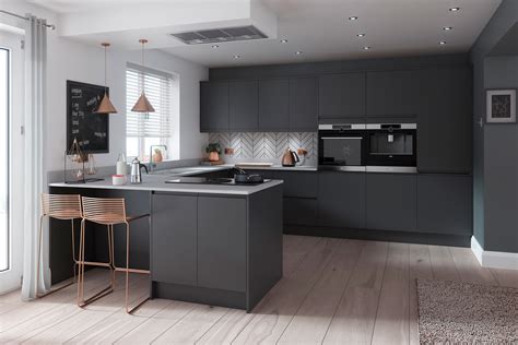 Luca Graphite Kitchens Buy Luca Graphite Kitchen Units At Trade Prices