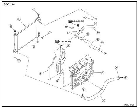 Nissan Sentra Service Manual Radiator Removal And Installation