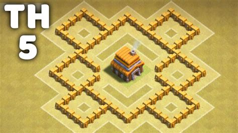 Clash Of Clans Town Hall Level 5 War Defense