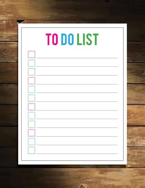 Even better, you can break down a task into parts and schedule it to be completed in stages. Free To-Do List Printable! - Design Eat Repeat