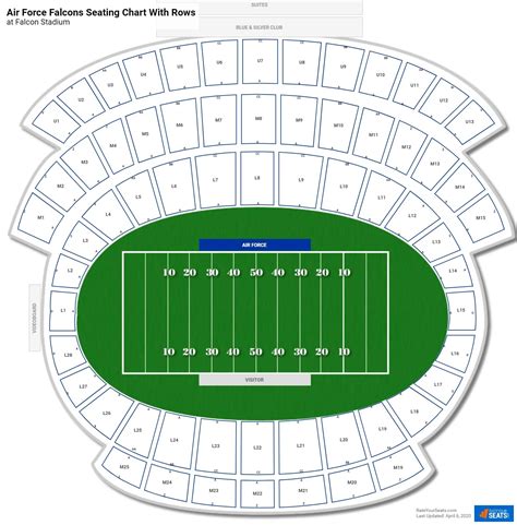 Air Force Academy Stadium Seating Chart Elcho Table
