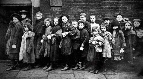 Poor Victorian Children Working