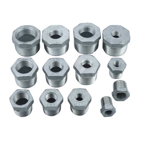 stainless steel ss304 pipe reducer fittings reducing bushing all size bsp male bsp female