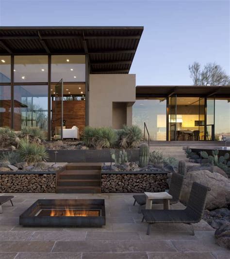 Modern Arizona Brown Residence By Lakeflato Architects