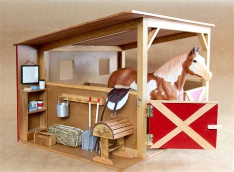 Two Stall Horse Stable With Tack Room Diorama Horse Stables Tack