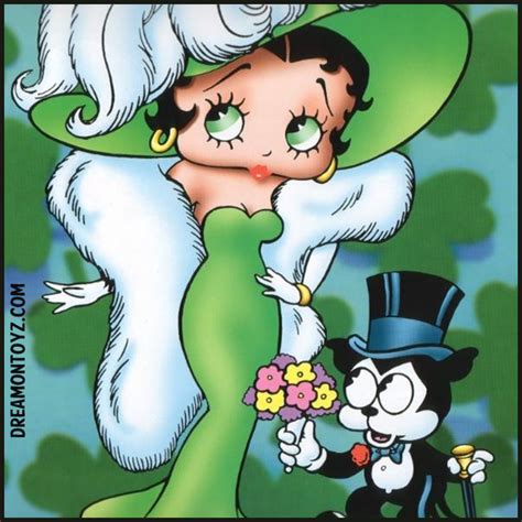 Pin On St Patricks Day Betty Boop Graphics And Greetings