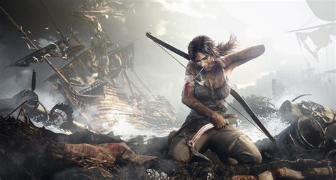 Tomb Raider 4k Ultra Papel De Parede Hd Plano De Fundo 5000x2692