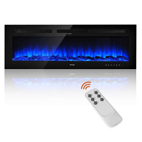 Buy Ifomaps 50 Inch Electric Fireplace Wall Mounted Wall Fireplace