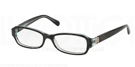 michael kors eyeglasses mk8002 anguilla 3001 black blue 52mm