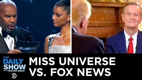Miss Universe Vs Fox News The Daily Show Youtube