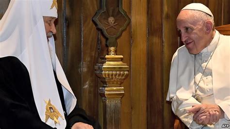 Pope And Patriarch Hold Historic Meeting In Cuba Catholicireland