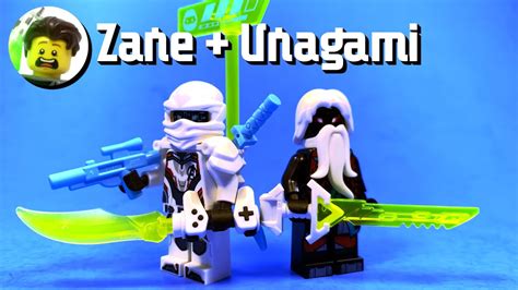 Custom Lego Zane And Unagami Minifigures From Ninjago Prime Empire Youtube