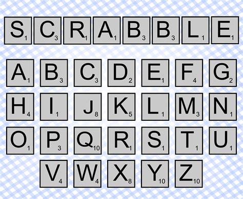 Scrabble Font Svg Scrabble Font Svg Files For Cricut And Etsy