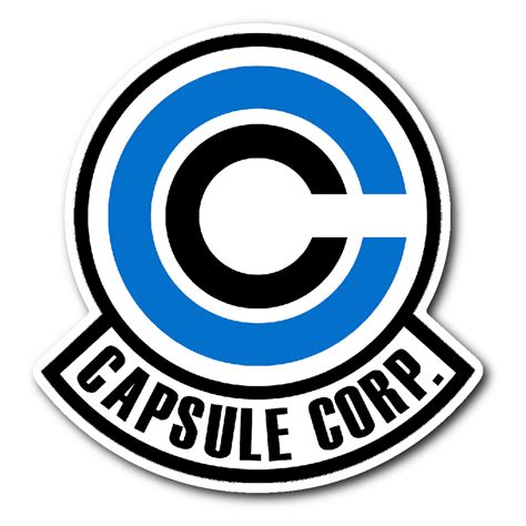 Dragon Ball Z Exclusive Capsule Corp Logo Sticker Logo Sticker