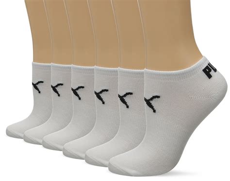 Puma 6 Pack Runner Socks In White Lyst