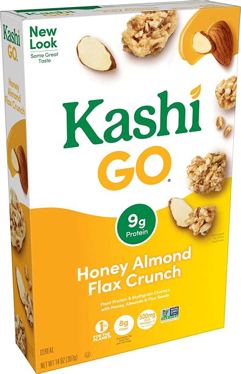 Kashi Golean Crunch Cereal Honey Almond Flax Ounce Boxes Pack Of