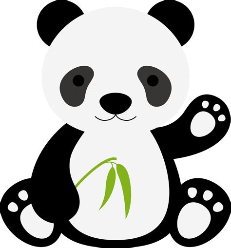 Cute Pandas Png Transparent Cute Panda Vector Material Panda Cartoon