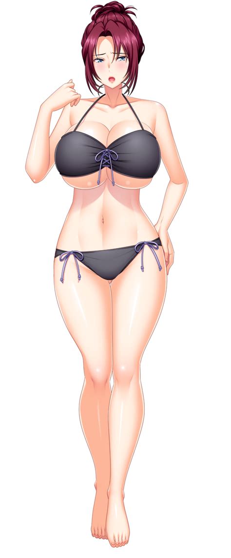 S Falco Game Cg Highres Tagme 1girl Bikini Black Bikini Blush