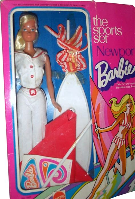 1974 Sport Set Newport Barbie Doll 2 7807 Barbie Box Barbie Paper